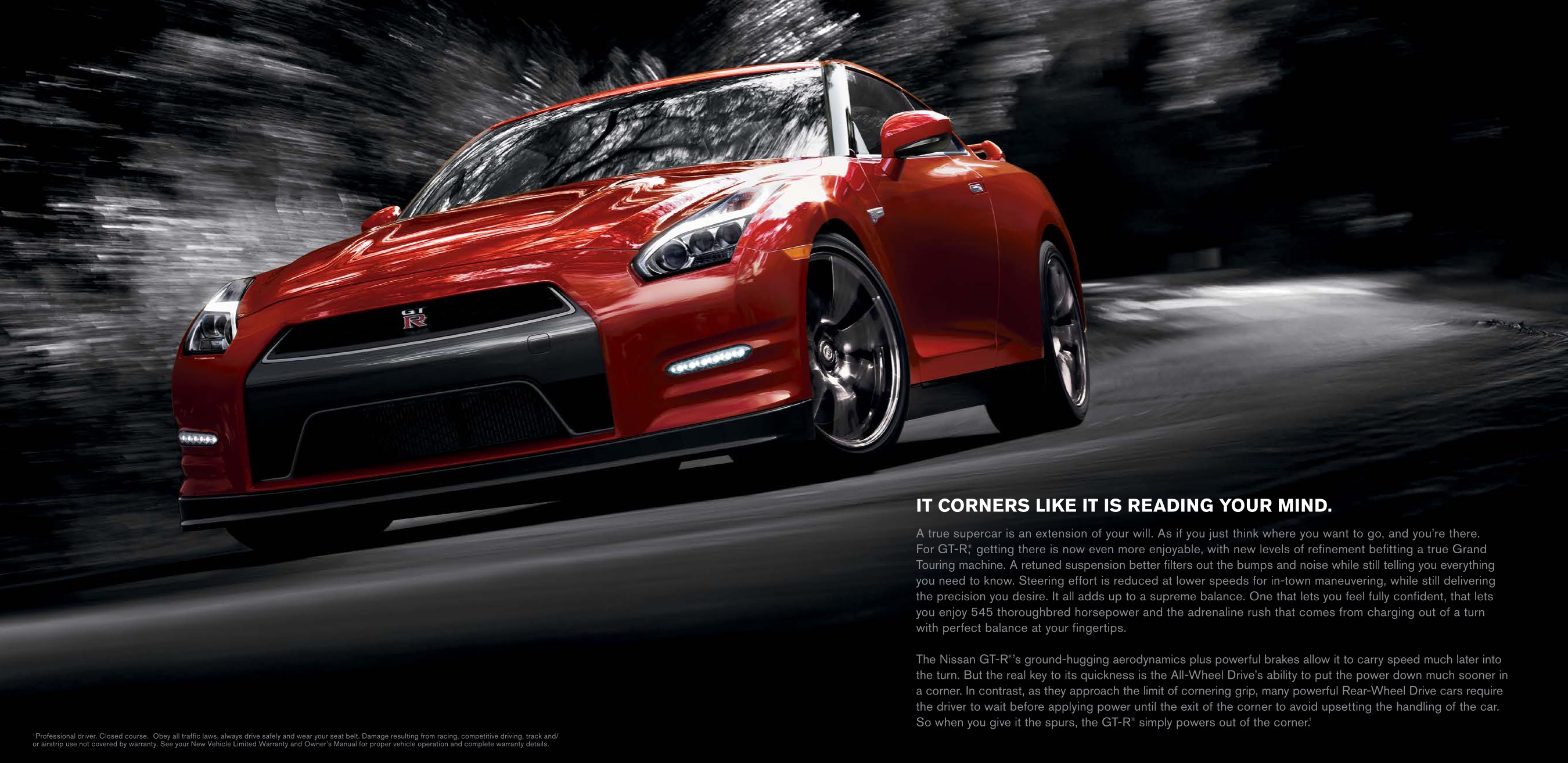 2015 Nissan GT-R Brochure Page 1